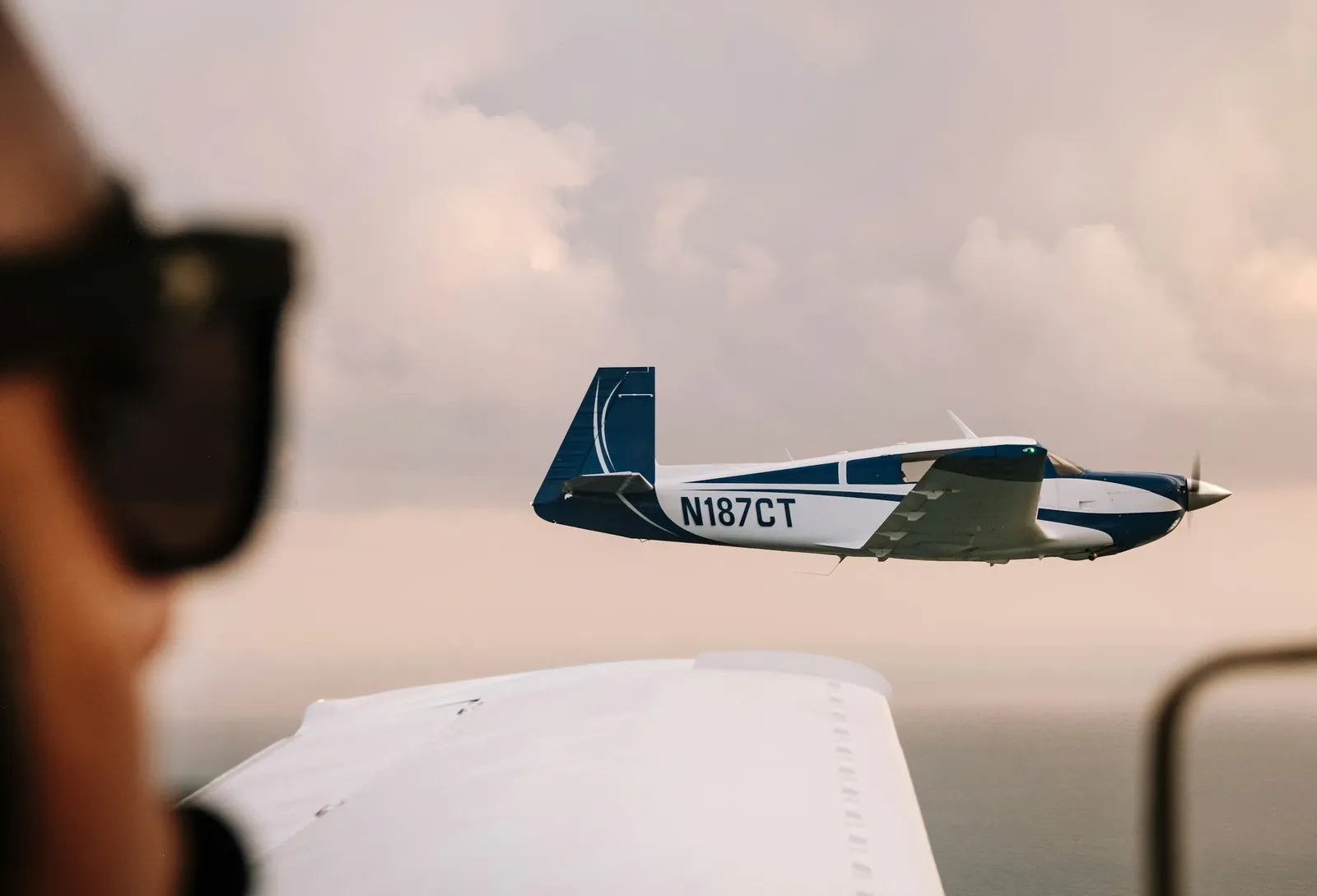 Pilot planning a flight