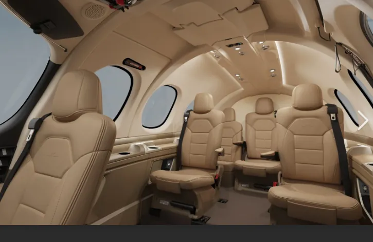 Cirrus Vision Jet cabin